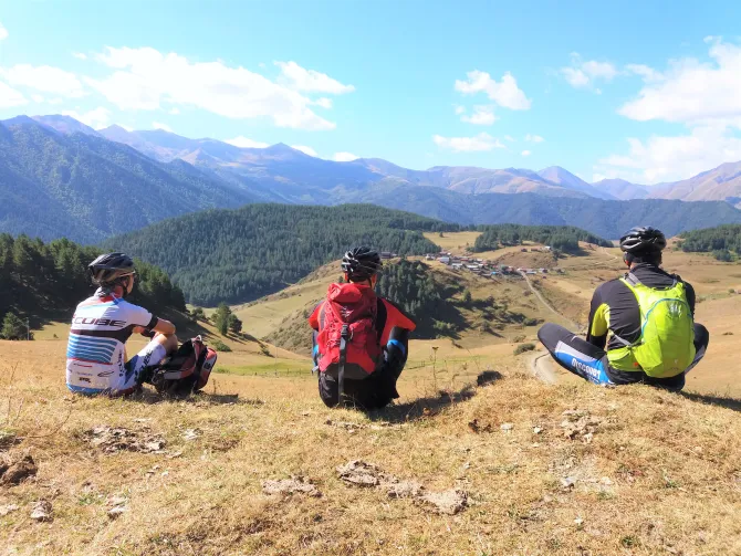 MTB dviračių žygis Sakartvele, Tušetijos regione.