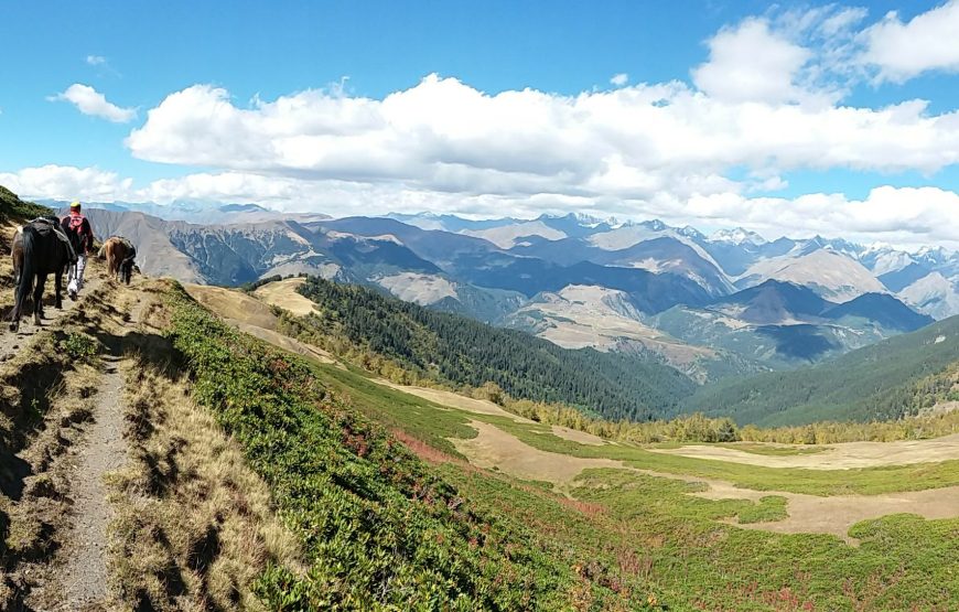 Turas žirgais Tušetijoje, Sakartvele