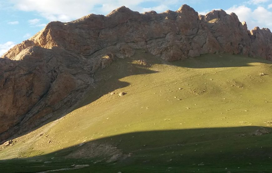 Dviejų pėrejų žygis žirgais Kirgizijoje, Tian Šanio kalnuose