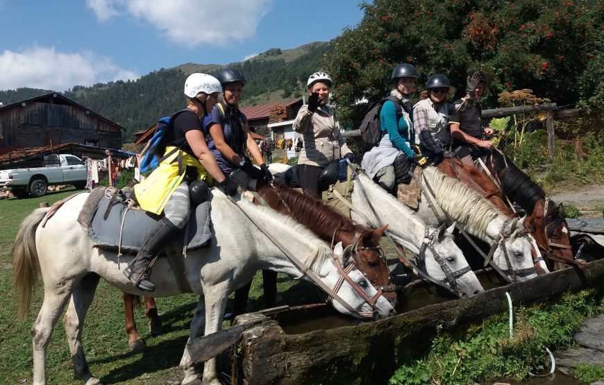 Turas žirgais Tušetijoje, Sakartvele