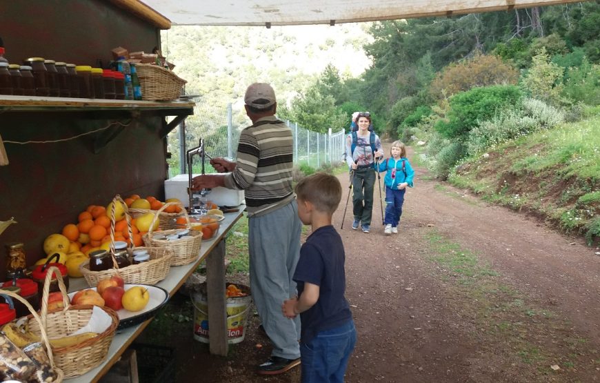 Balandžio 6-11 d.  Likijos takas, lengvai, be daiktų ir sunkių kuprinių, su automobilio palyda,Turkijoje