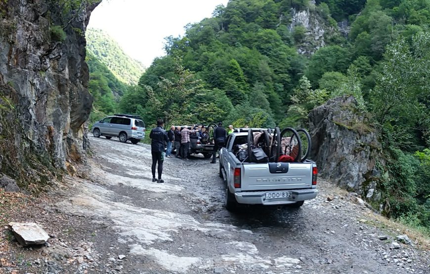 MTB dviračių žygis Sakartvele, Tušetijos regione.