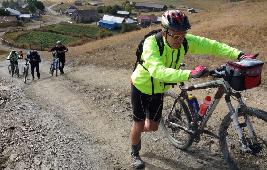 MTB dviračių žygis Sakartvele, Tušetijos regione.