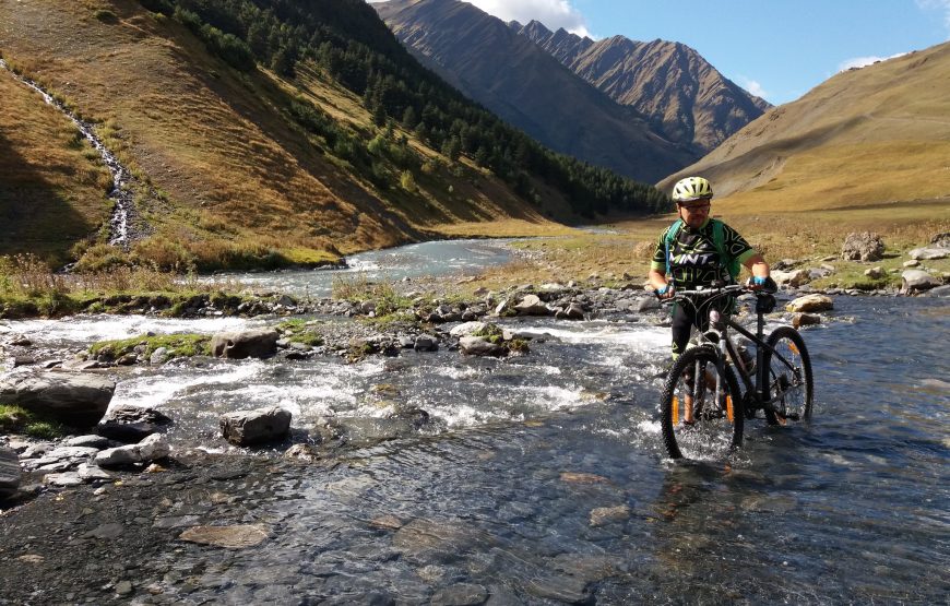 MTB dviračių žygis Sakartvele, Tušetijos regione.