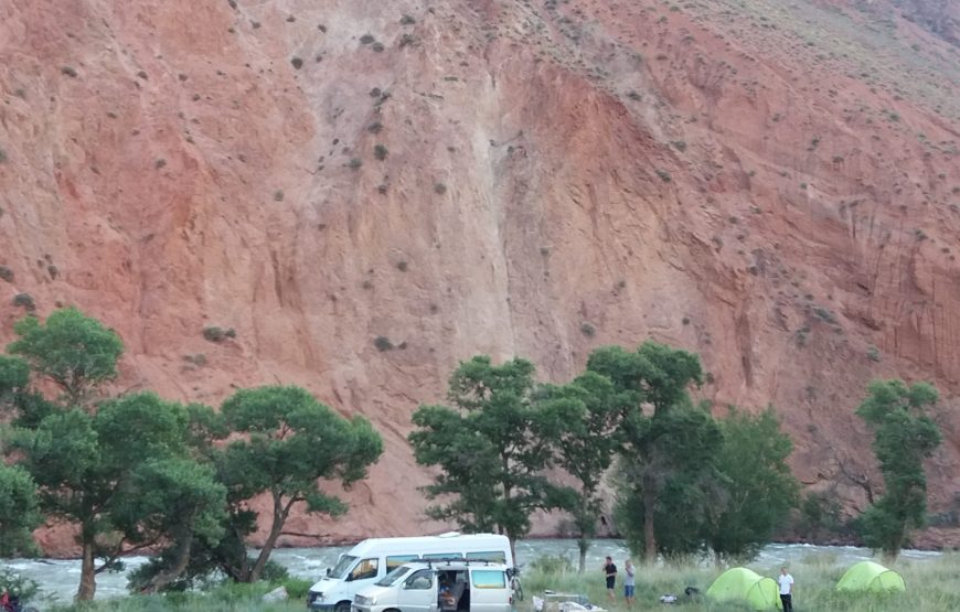 MTB dviračių turas Kirgizijoje, Tian Šanio kalnuose