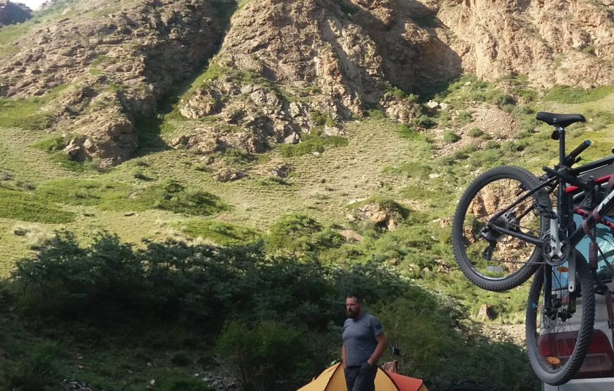 MTB dviračių turas Kirgizijoje, Tian Šanio kalnuose