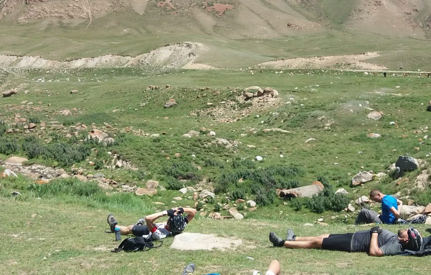 MTB dviračių turas Kirgizijoje, Tian Šanio kalnuose