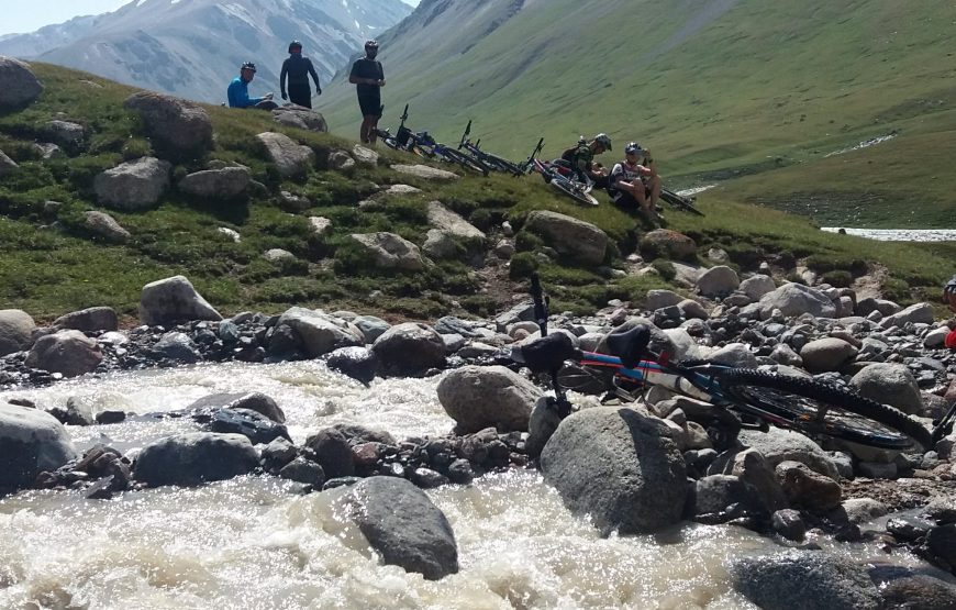 MTB dviračių turas Kirgizijoje, Tian Šanio kalnuose
