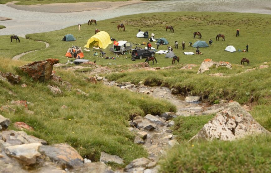 MTB dviračių turas Kirgizijoje, Tian Šanio kalnuose