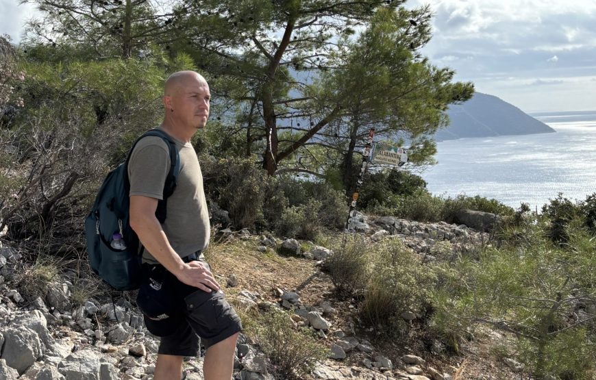 Balandžio 6-11 d.  Likijos takas, lengvai, be daiktų ir sunkių kuprinių, su automobilio palyda,Turkijoje