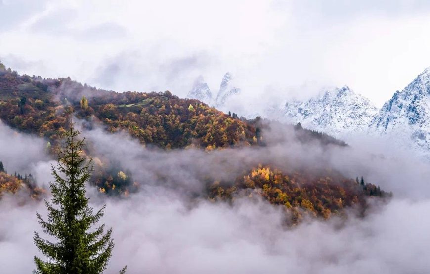 Įspūdinga turas malūnsparniu į Tušetiją