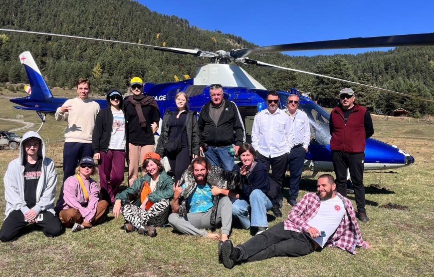 Įspūdinga turas malūnsparniu į Tušetiją