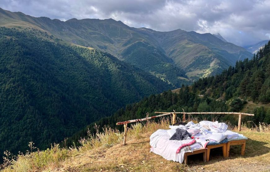 Įspūdinga turas malūnsparniu į Tušetiją