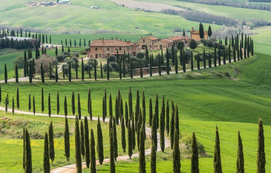 Sporto, gamtos, kalnų, jūros, gero oro, maisto ir vyno gurmanų dviračių turas  Toskanoje